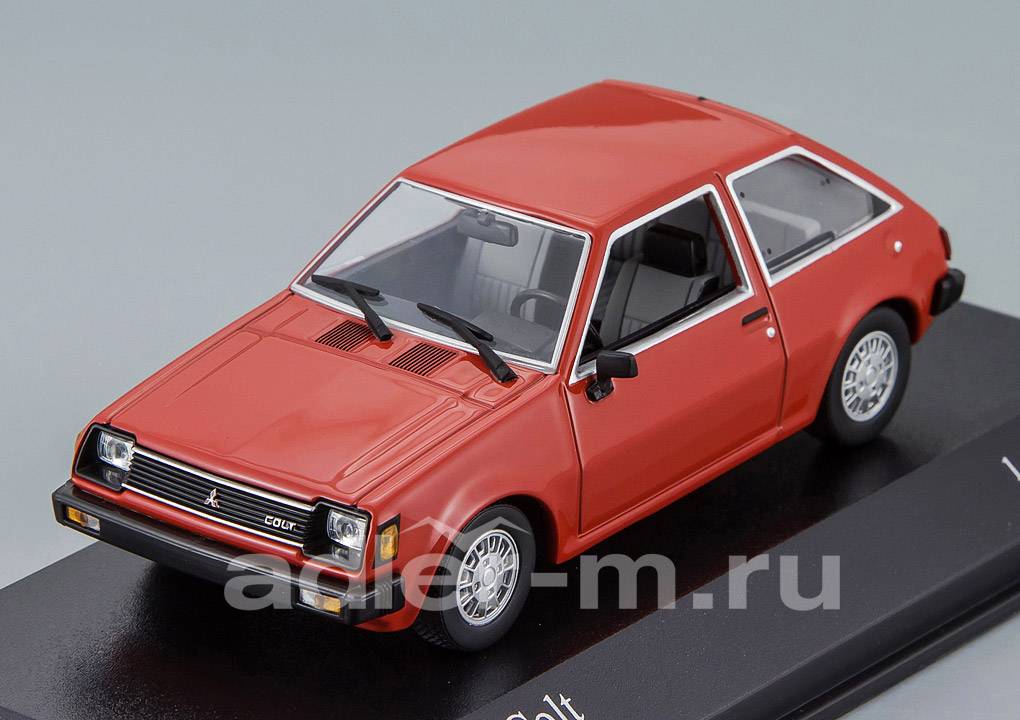MINICHAMPS 1:43 Mitsubishi Colt 1978 (red) 400163501