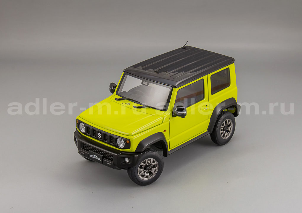 AUTOART 1:18 Suzuki Jimny Sierra (JB74) (yellow / black roof) 78506