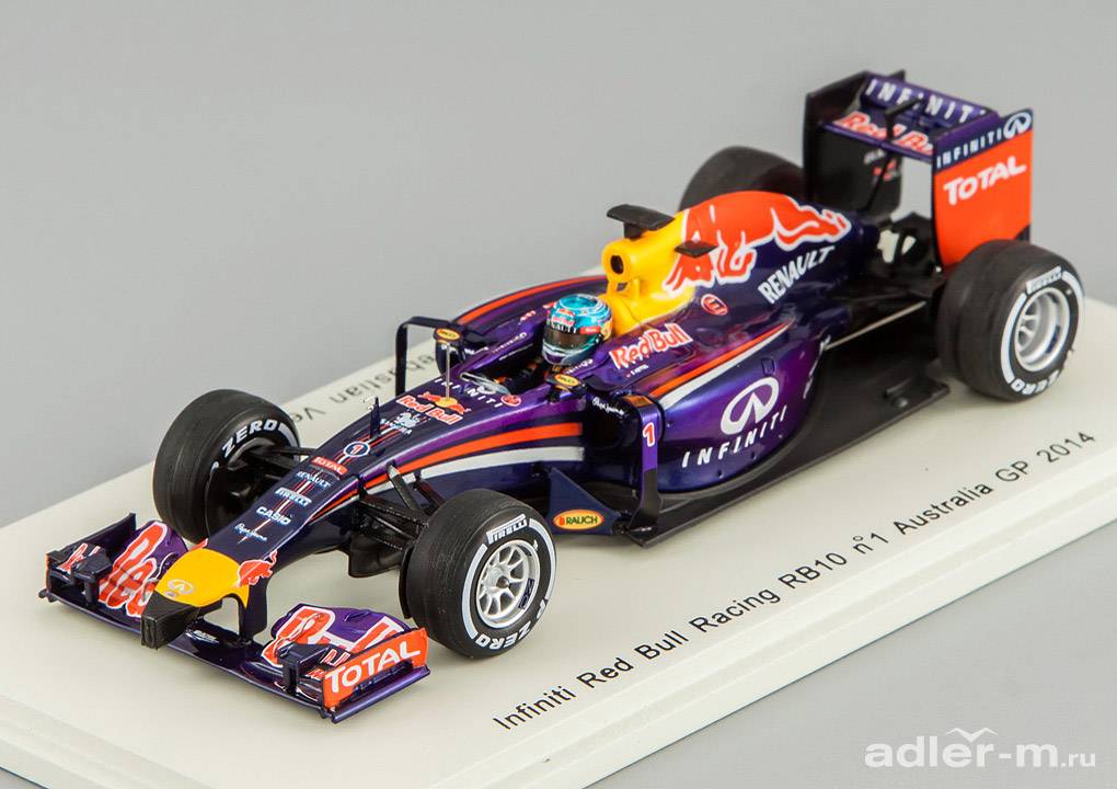 SPARK 1:43 Red Bull RB10 #1 Australian GP 2014 Sebastian Vettel S3085