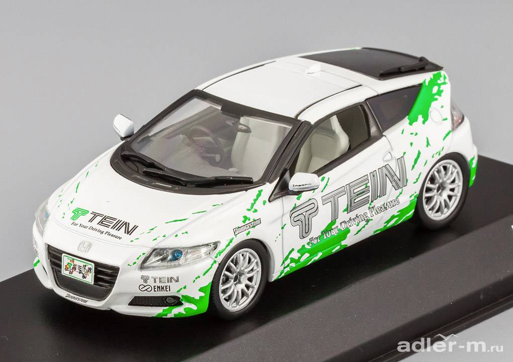 J-COLLECTION 1:43 Honda CR-Z Tein version (white / green) JC63003TE