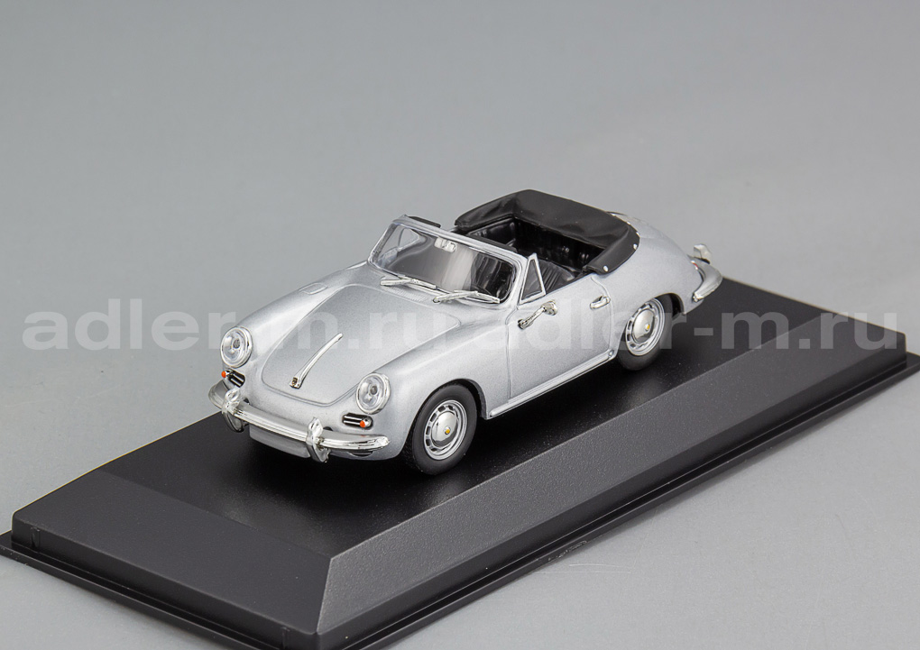 MINICHAMPS (MAXICHAMPS) 1:43 Porsche 356 C Cabriolet - 1965 (silver) 940062330