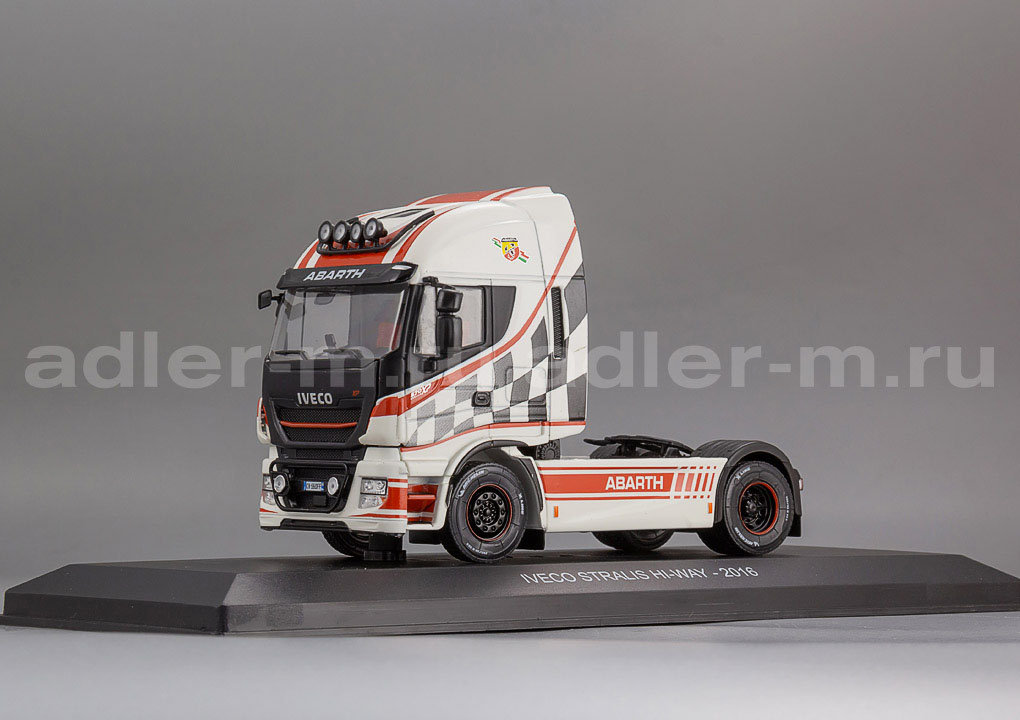 HACHETTE 1:43 Iveco Stralis Hi-Way Truck (2016) "Abarth" G1470001
