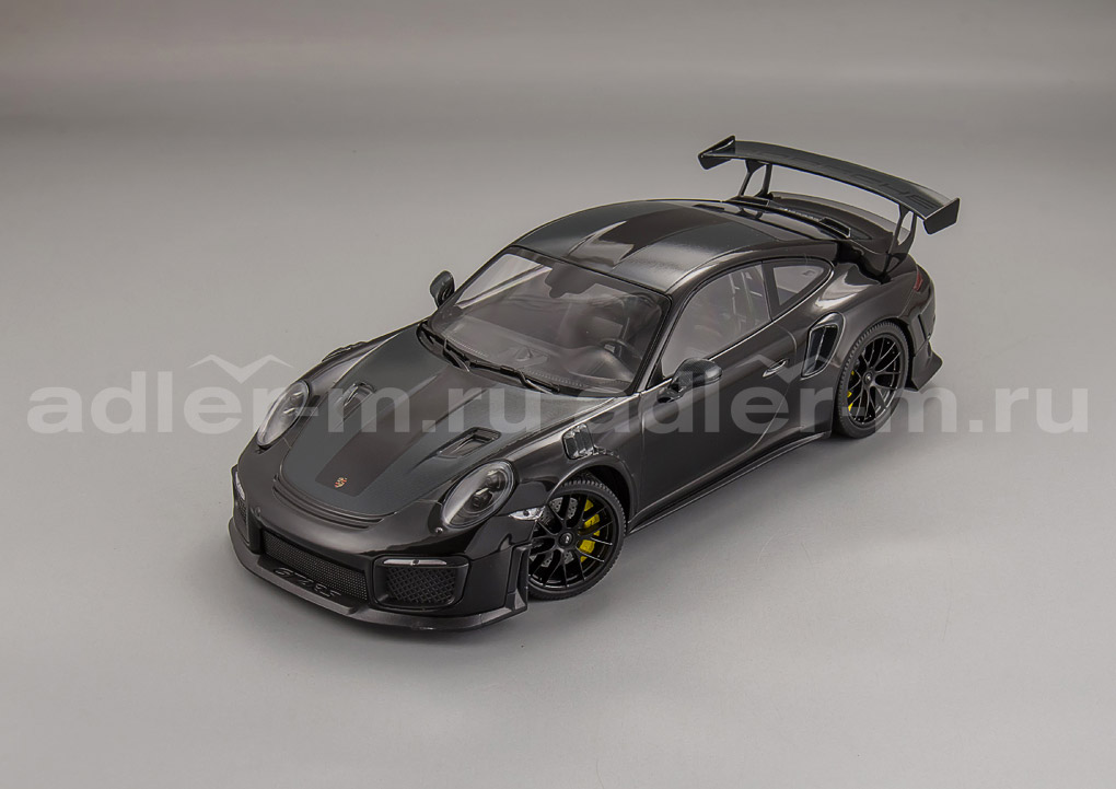 MINICHAMPS 1:18 Porsche 911 (991 II) GT2 RS Weissach Package - 2018 (black) 153068321