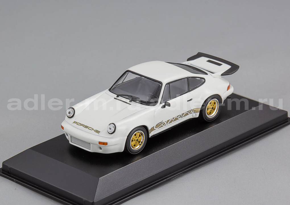 MINICHAMPS (MAXICHAMPS) 1:43 Porsche 911 Carrera RS 3.0 - 1974 (white / gold) 940063120