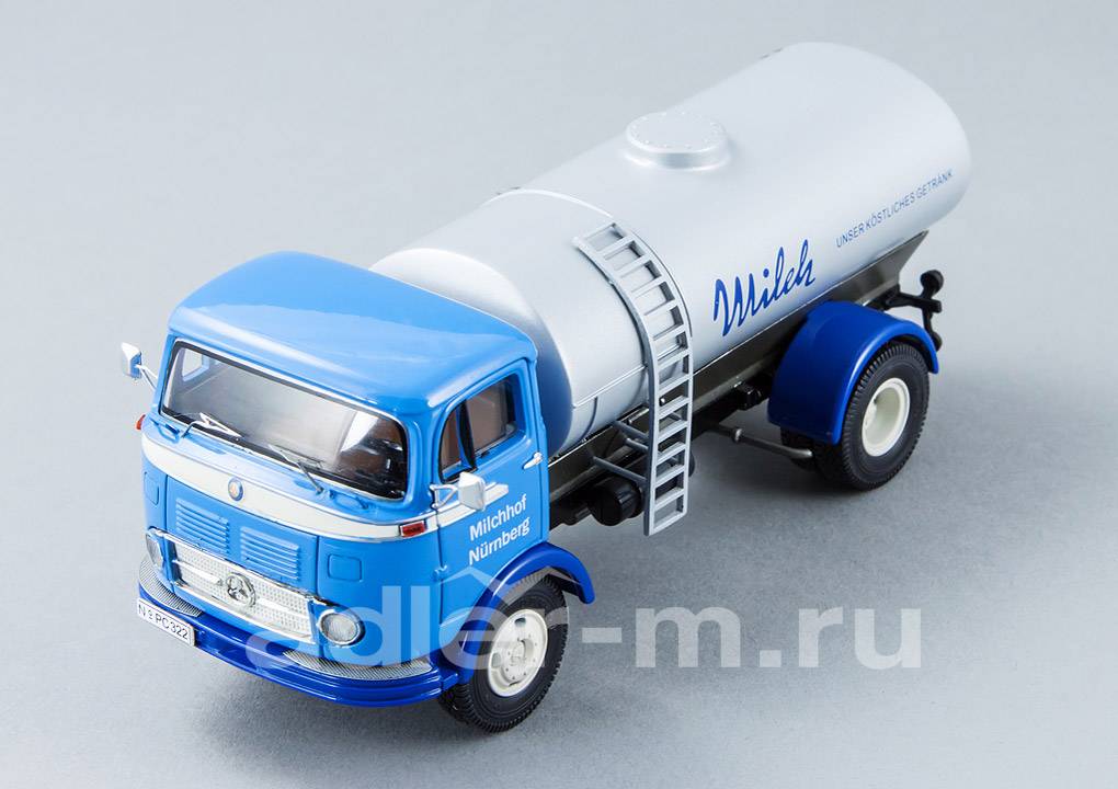 PREMIUM CLASSIXXS 1:43 Mercedes-Benz LP911 Milk Tanker (перевозка молока) (blue) 18225