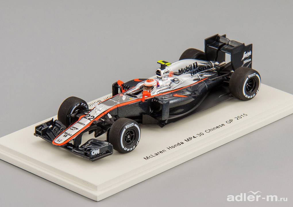 SPARK 1:43 McLaren Honda MP4-30 #22 2015 McLaren Honda, Jenson Button S4614