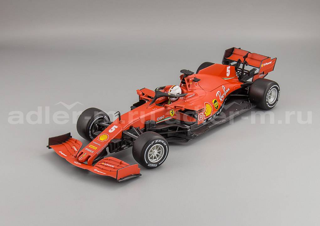 BBURAGO 1:18 Ferrari F1 SF1000 - #5 - Sebastian Vettel 2020 BB16808V