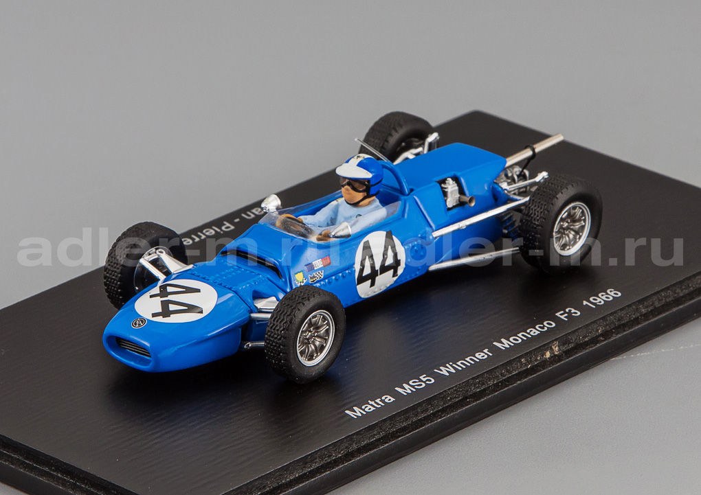 SPARK 1:43 Matra MS5 #44 Winner Monaco F3 1966 Jean-Pierre Beltoise S4307