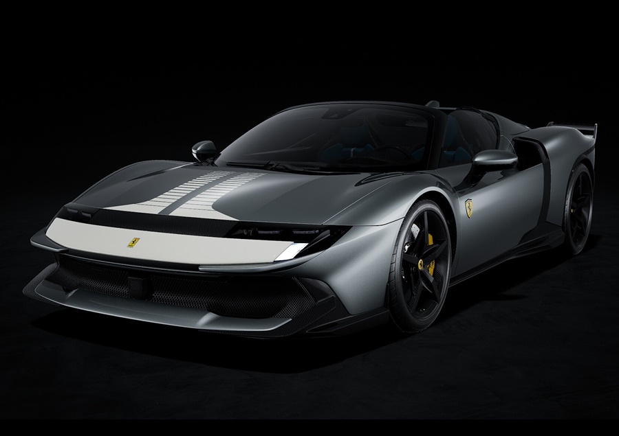 LOOKSMART 1:43 Ferrari 849 Testarossa Spider (Grigio Competizione Assetto Fiorano) LS566C