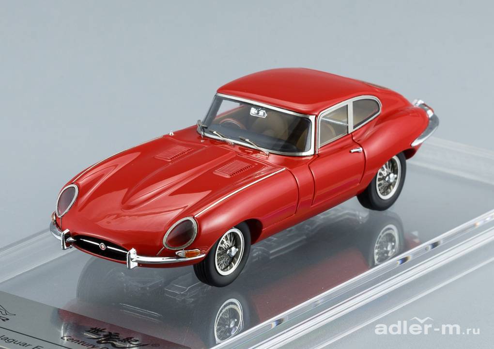 CENTURY DRAGON 1:43 Jaguar E-Type Series 1 Coupe 1961 (carmin red) CDJG-1004A