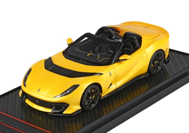 BBR MODELS 1:43 Ferrari 812 Competizone A Spider - 2022 (giallo tristrato) BBRC263A1