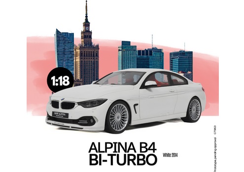GT SPIRIT 1:18 BMW Alpina B4 Bi-Turbo - 2024 (white) GT963