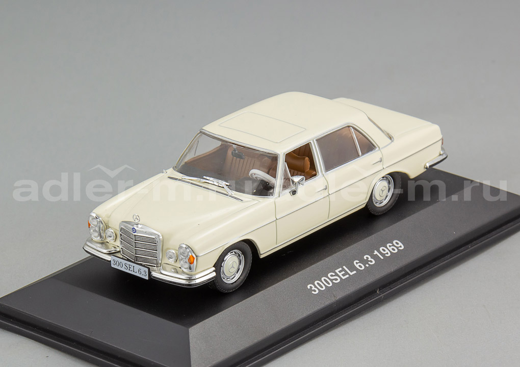IXO 1:43 Mercedes-Benz S-Klasse 300SEL 6.3 (1965-1972) (ivory) AM009ME