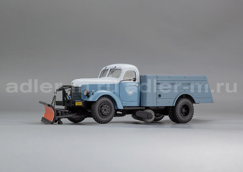 САРЛАБ 1:43 Пескоразбрасыватель со снегоочистительным оборудованием Д-307 на ш. 150,1956 г. SL-239