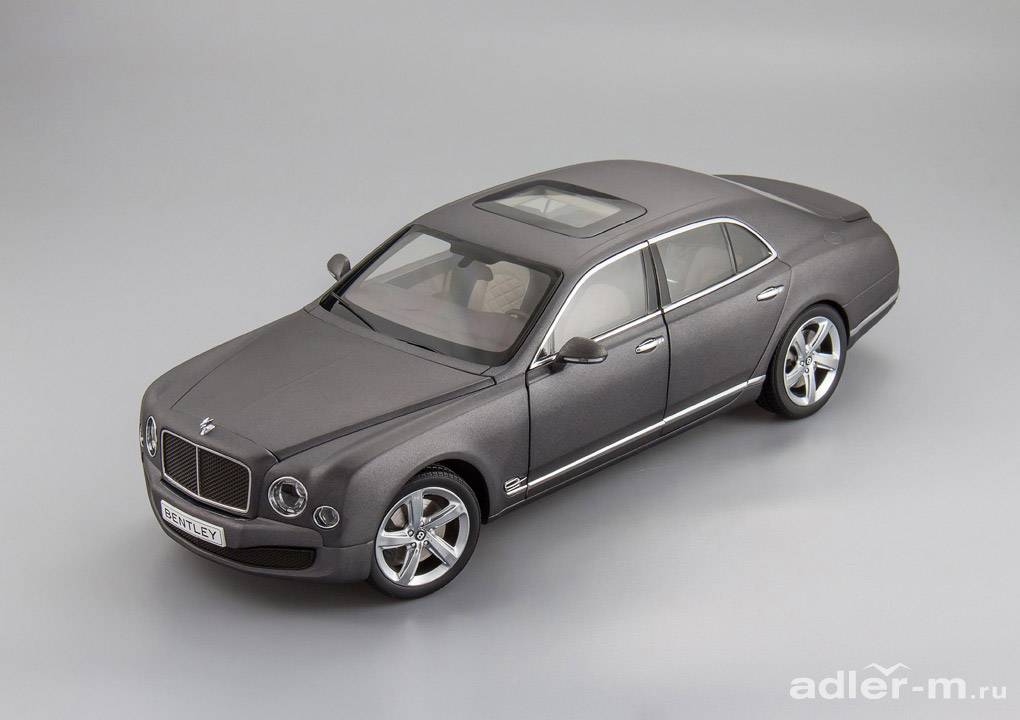 KYOSHO 1:18 Bentley Mulsanne Speed 2014 (dark grey) 08910DGS_DIS