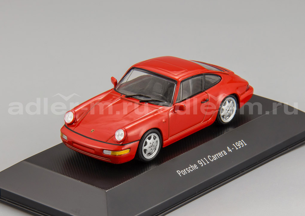 IXO (ATLAS) 1:43 Porsche 911 Carrera 4 1991 (red) ATLAS-4003