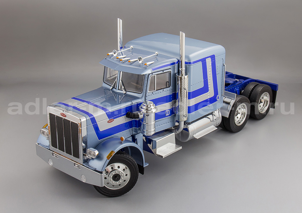 ROAD KINGS 1:18 Peterbilt 359 1967 (lightblue-metallic/blue/silver) RK180084