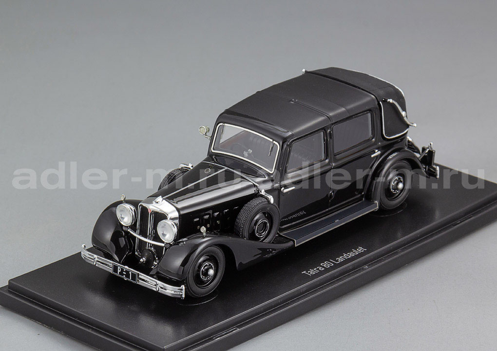 AUTOCULT 1:43 Tatra 80 Landaulet - 1935 (closed) (black) ATC90263