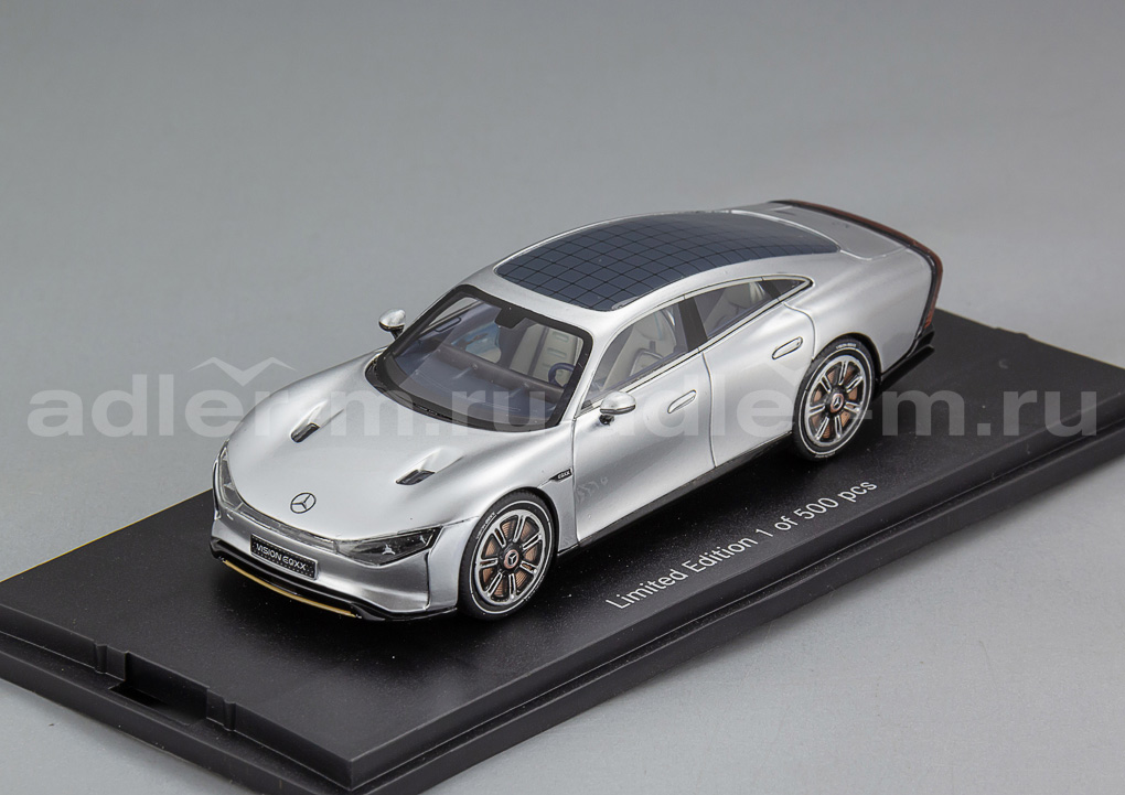 AUTOCULT 1:43 Mercedes-Benz Vision EQXX Showcar (silver alubeam / black) B66960840