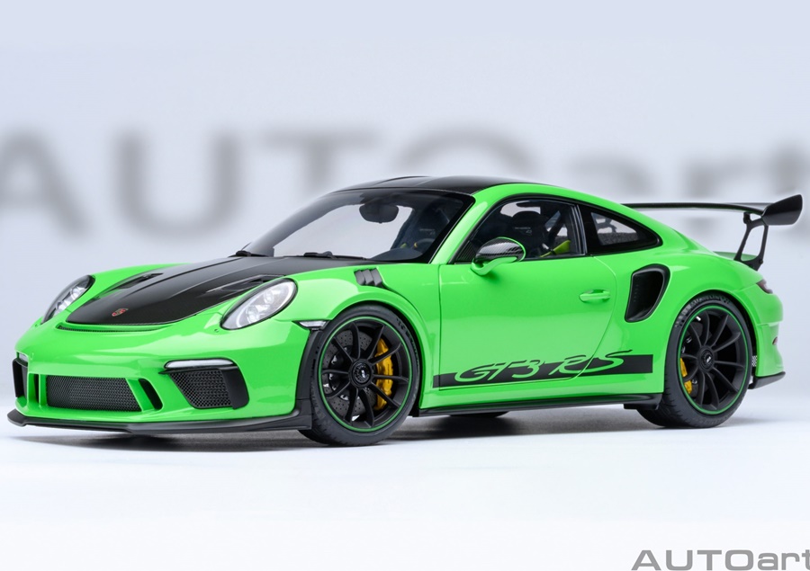 AUTOART 1:18 Porsche 911 (991.2) GT3 RS Weissach Package (Lizard Green) 78179