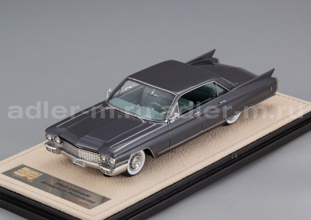 GLM + STAMP MODELS 1:43 Cadillac Eldorado Brougham Pininfarina - 1960 (Aleutian Gray Metallic) STM60013