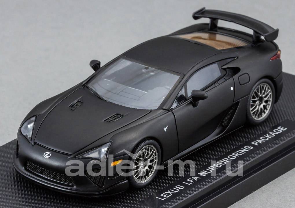 EBBRO 1:43 Lexus LFA Nurburgring package 2012 (matt black) 44640