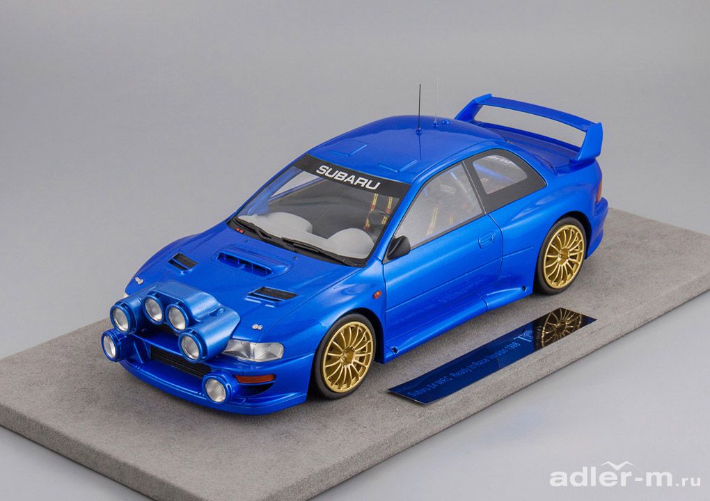 TOP MARQUES 1:18 Subaru Impreza S4 WRC 2-doors base rally 1998 TOP040AW
