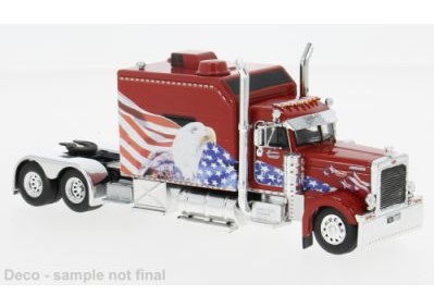 IXO 1:64 Peterbilt 379 Custom - 2002 (red with decor) U64TR016A