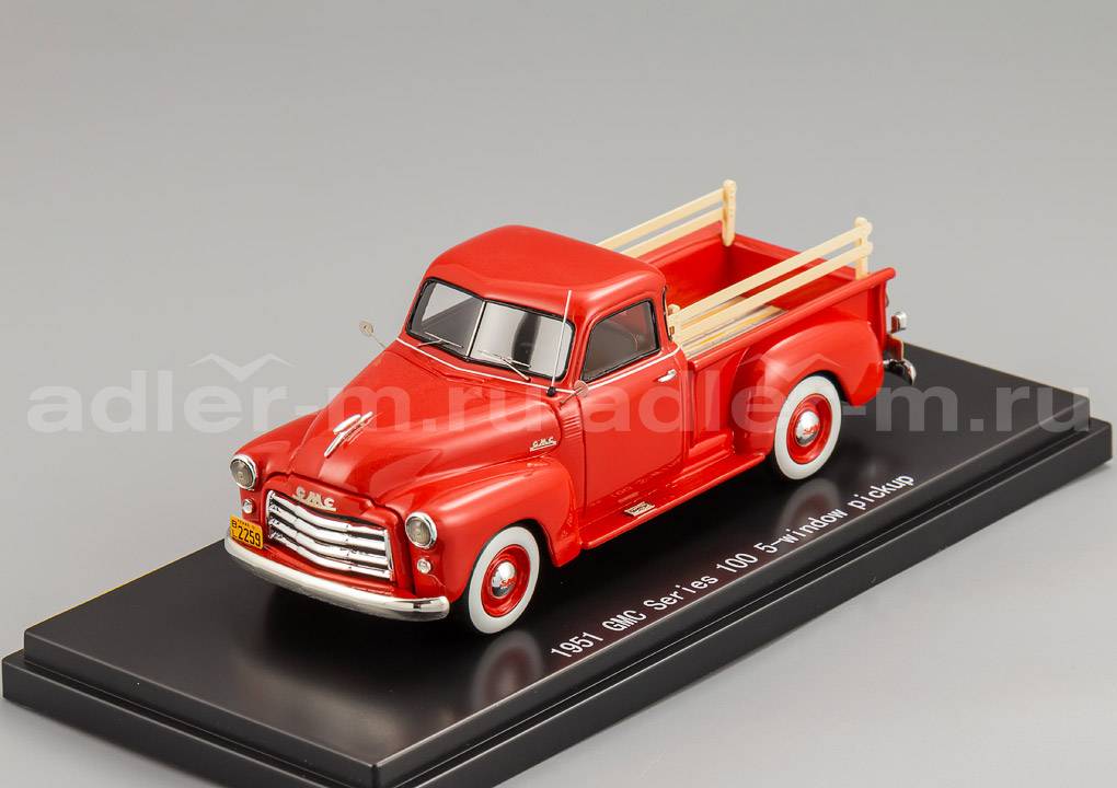 ESVAL MODELS 1:43 GMC Series 100 5-Window Pickup 1951 (red) EMUS43109A