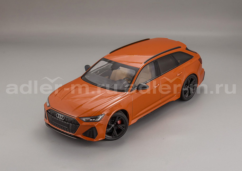 MINICHAMPS 1:18 Audi RS 6 Avant - 2019 (orange met.) 155018012