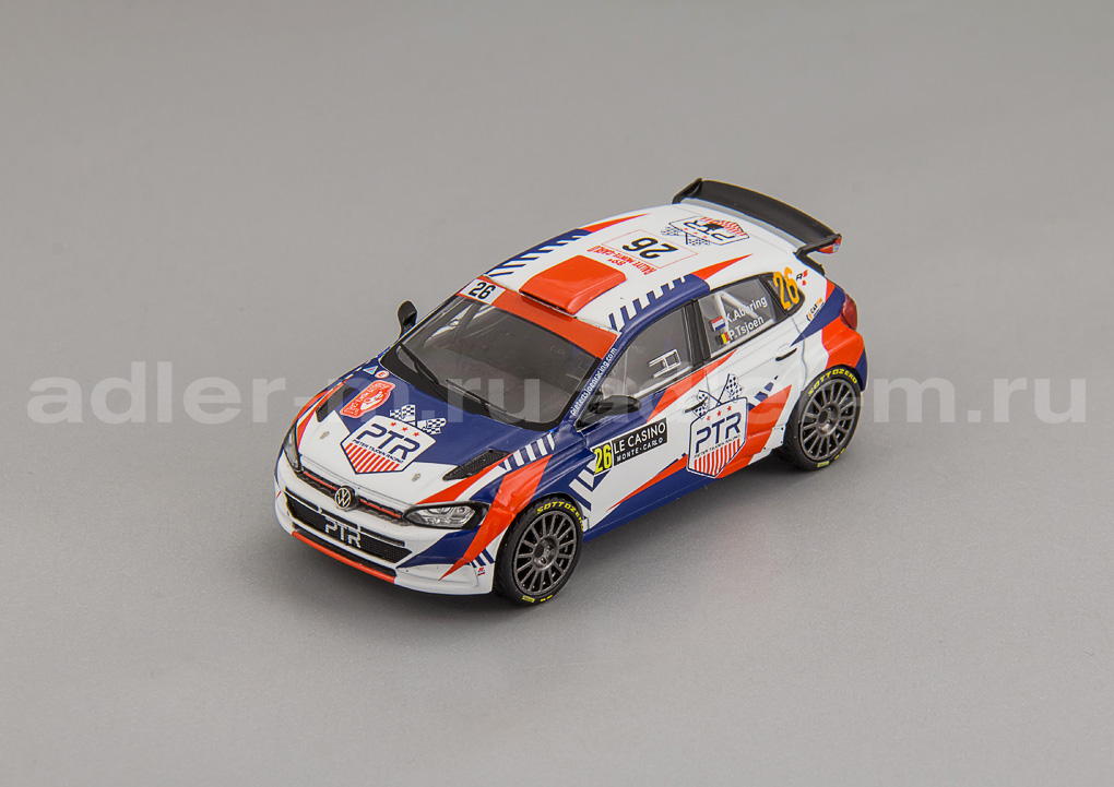 IXO 1:43 Volkswagen Polo GTI R5 #26 Abbring/Sjoen Rally Monte Carlo 2021 RAM794