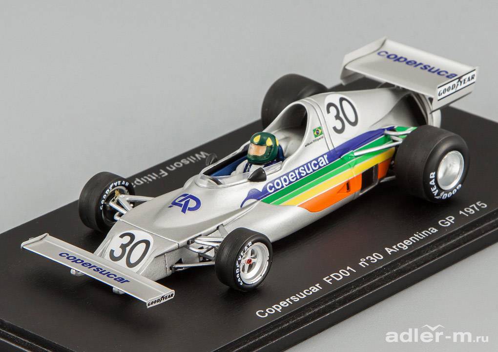 SPARK 1:43 Copersucar FD01 #30 Argentina GP 1975 Wilson Fittipaldi S3934