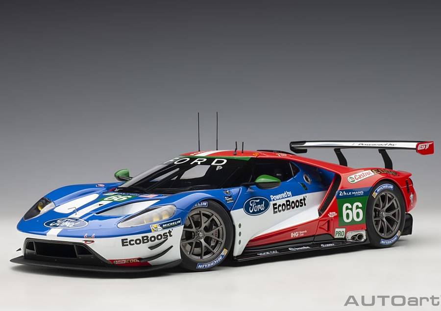 AUTOART 1:18 Ford GT LM 2016 Johnson/Mucke/Pla #66 81610