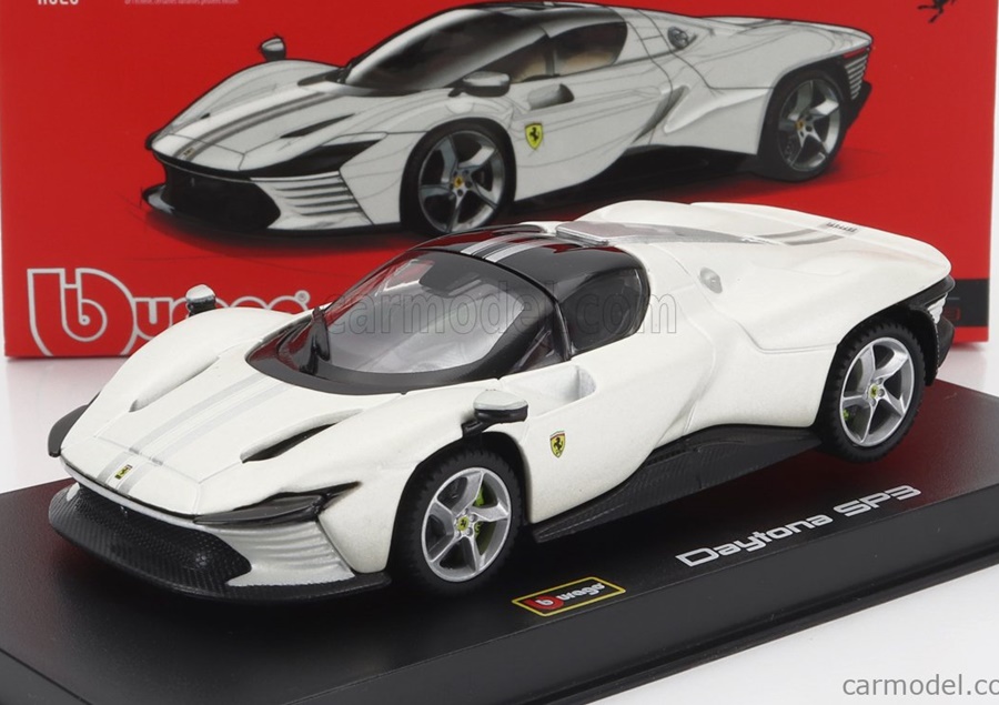 BBURAGO 1:43 Ferrari Daytona SP3 - 2022 (white) BU36914W