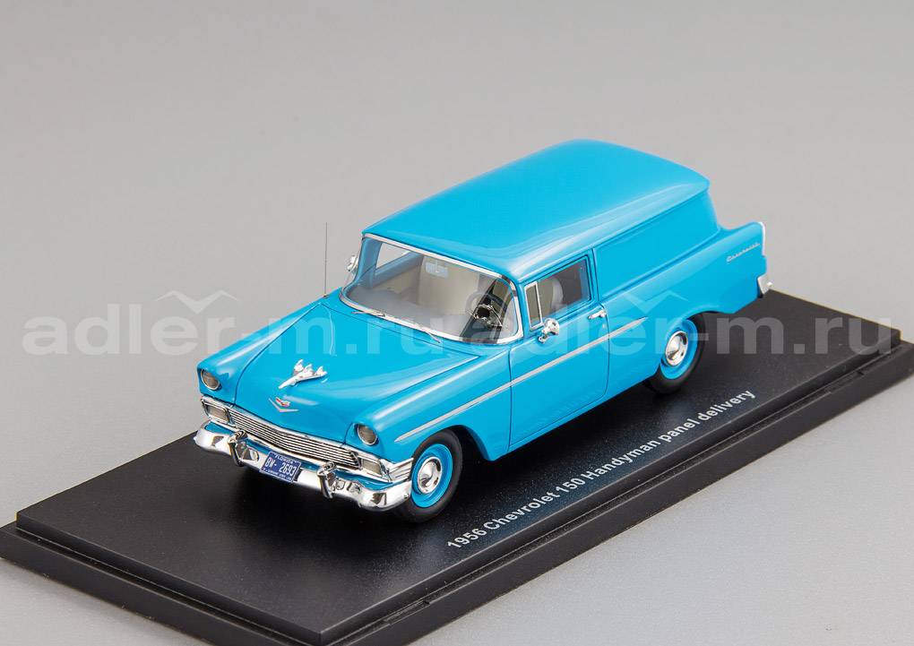 ESVAL MODELS 1:43 Chevrolet 150 Handyman panel delivery 1956 (blue) EMUS43079B