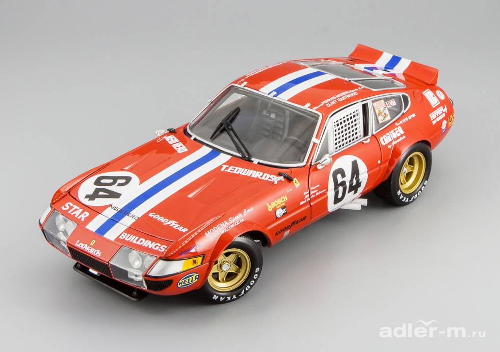 KYOSHO 1:18 Ferrari 365GTB/4 #64 (red) 08165A