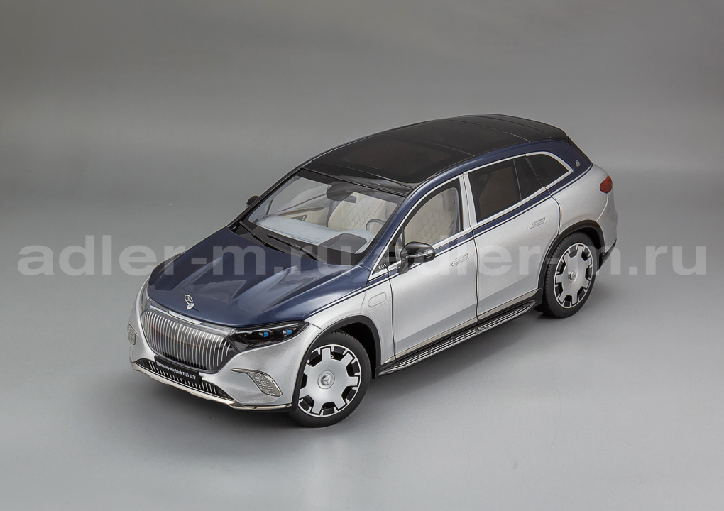 NZG 1:18 Mercedes-Maybach EQS 680 SUV (Z296) (sodalith blue / hightech silver) B66960593