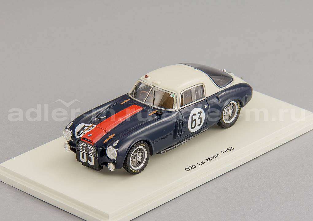 SPARK 1:43 Lancia D20 C #63 Le Mans 1953 J.-F. Gonzalez - C. Biondetti S4720