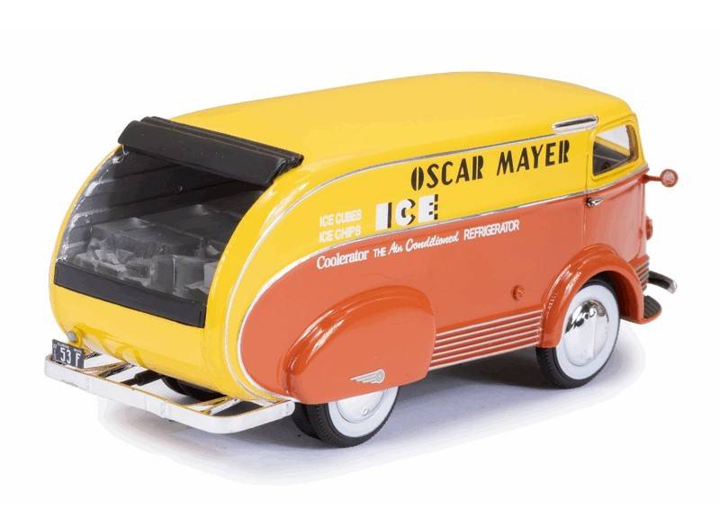 ESVAL MODELS 1:43 International D-300 Oscar Mayer ice delivery van (open rear door) - 1938 EMUS43080C