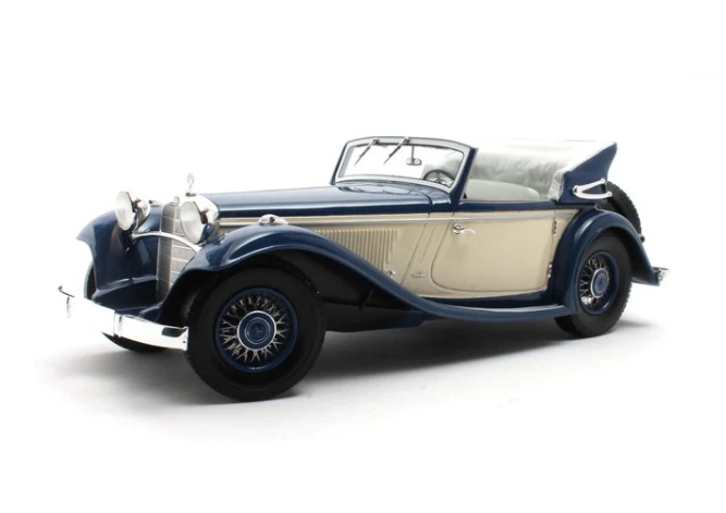 CULT SCALE MODELS 1:18 Mercedes-Benz 290A Cabriolet - 1936 (blue/white) CML180-2