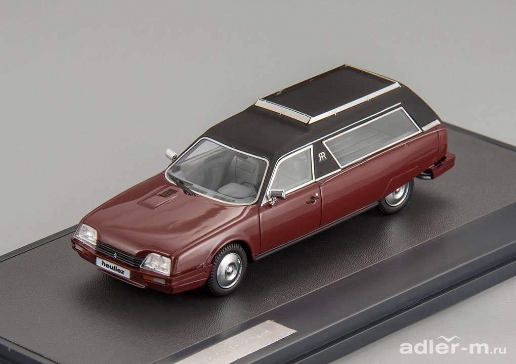 MATRIX 1:43 Citroen CX Heuliez Corbillard Hearse 1979 (maroon) MX10304-041