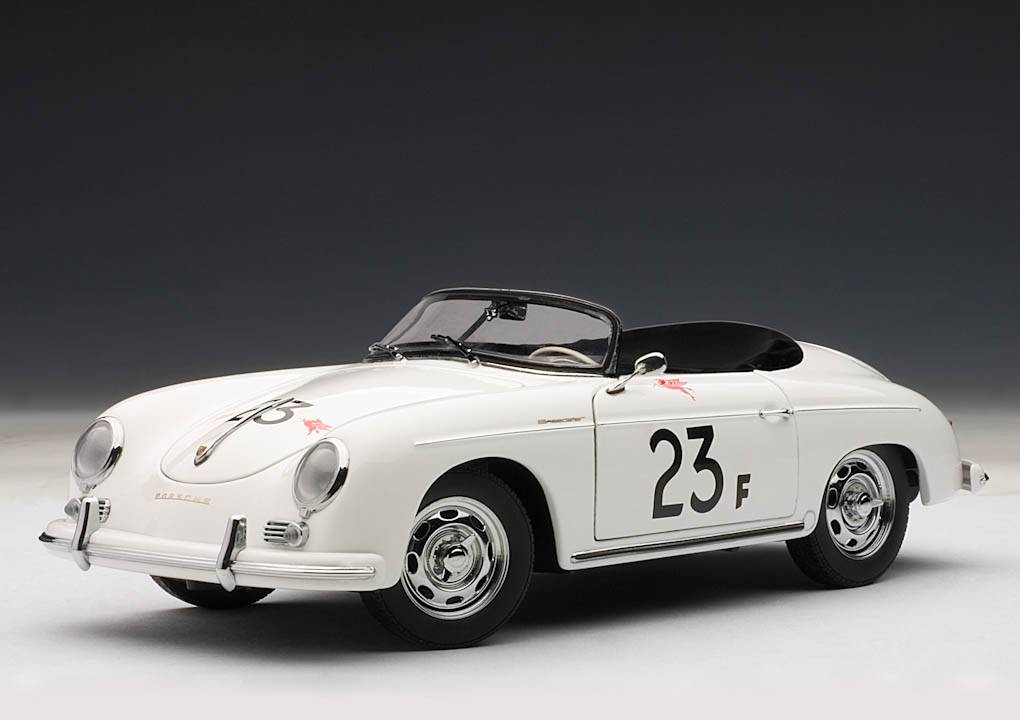 AUTOART 1:18 Porsche 356 Speedster #23F (white) 77865