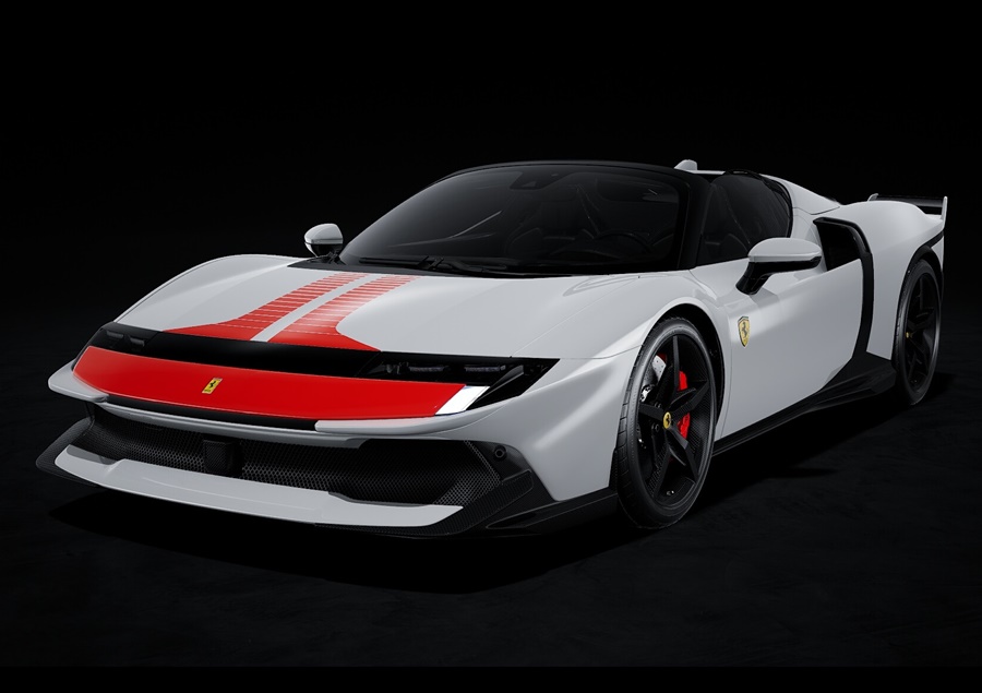 LOOKSMART 1:43 Ferrari 849 Testarossa Spider (Bianco Artico Assetto Fioran) LS566H