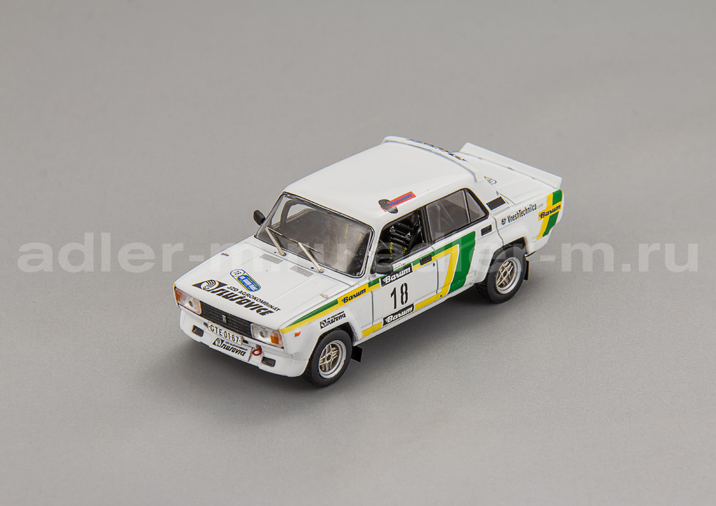 IXO 1:43 Lada 2105 VFTS #18, 5 место Rallye Barum 1986 V.Blahna/P.Schovanek RAC379A