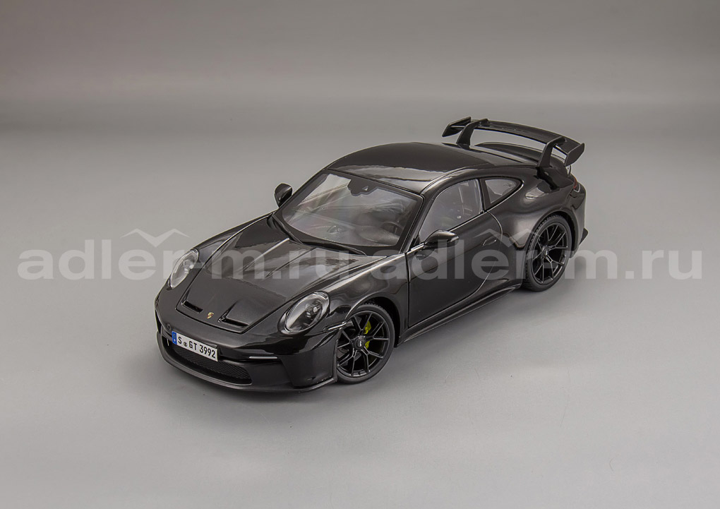 MAISTO 1:18 Porsche 911 GT3 (992) - 2022 (black) M-36458BK