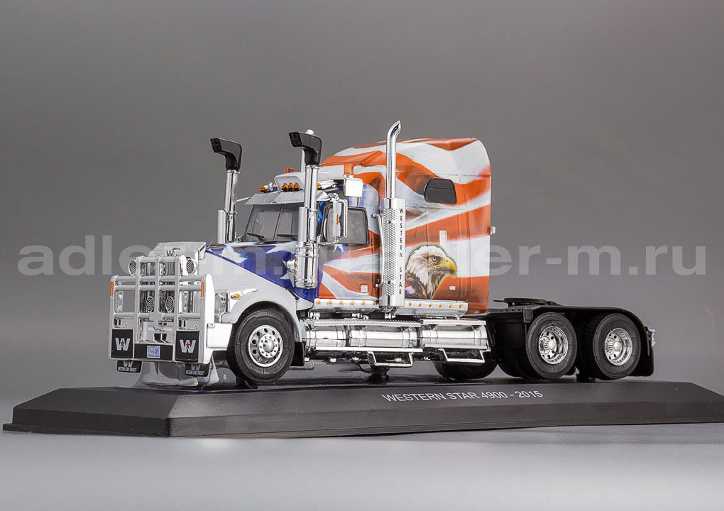 HACHETTE 1:43 Western Star 4900 Truck (2015)  "American Eagle" G1470002
