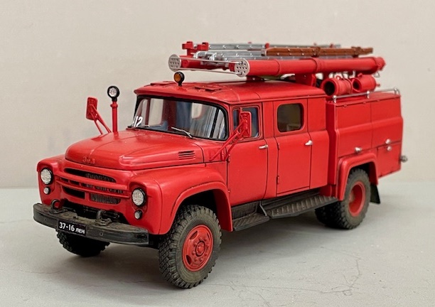 САРЛАБ 1:43 Автонасос АН30(130)64А, Ленинградский гарнизон, начало 1970-х. (со следами экспл.) SL-245-1