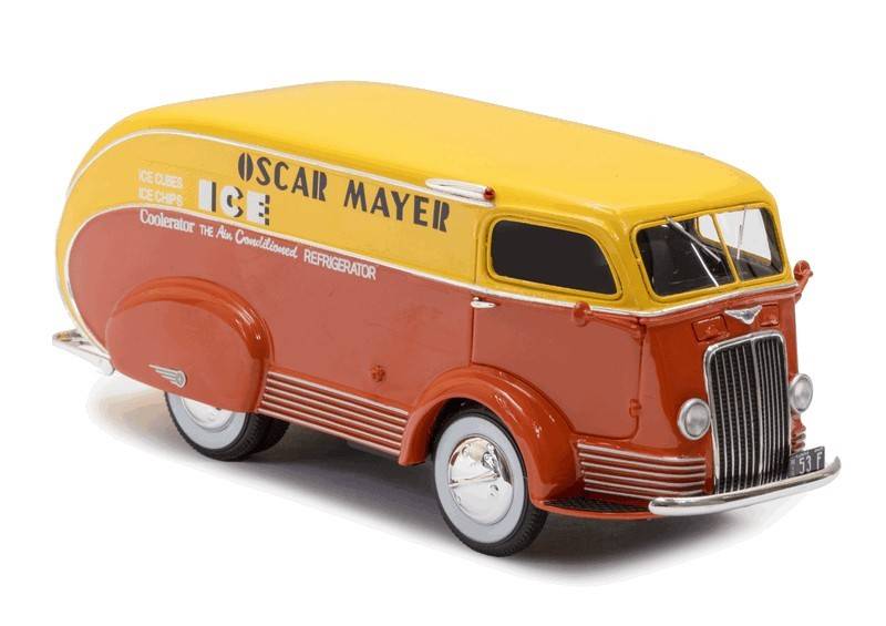 ESVAL MODELS 1:43 International D-300 Oscar Mayer ice delivery van (closed rear door) - 1938 EMUS43080B