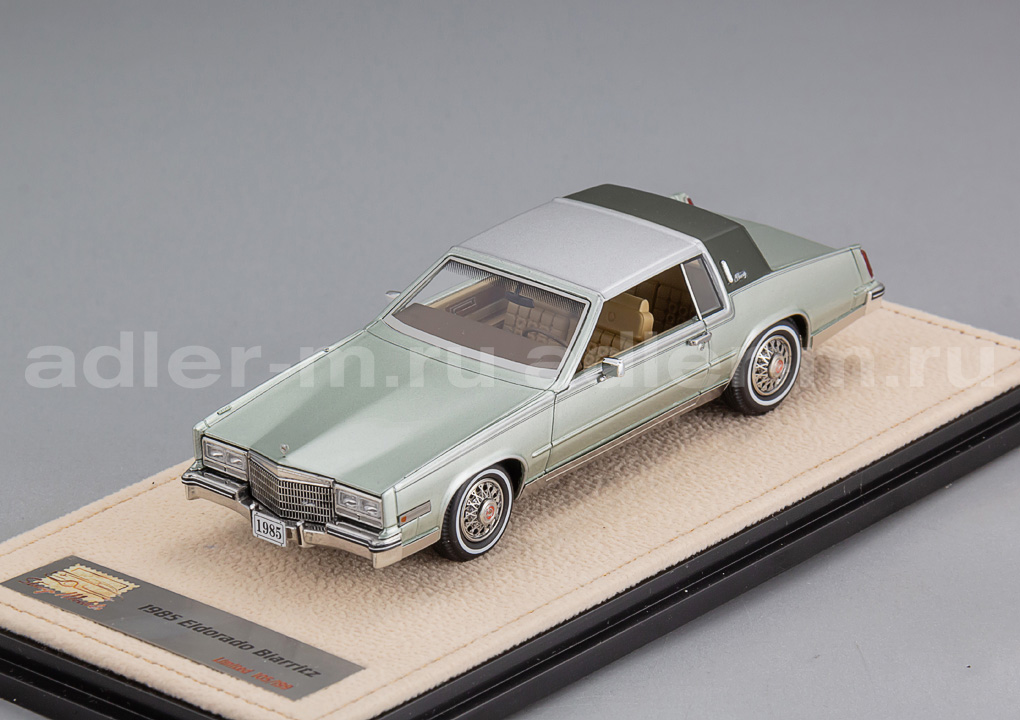 GLM + STAMP MODELS 1:43 Cadillac Eldorado Biarritz - 1985 (Light Sage Metallic) STM85003