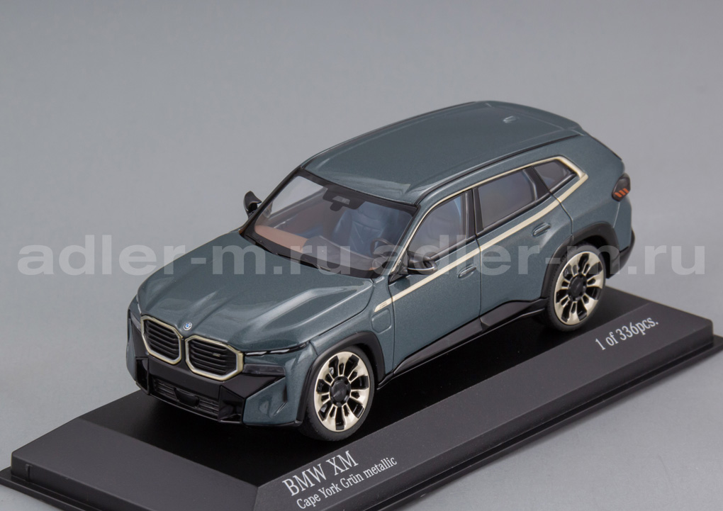 MINICHAMPS 1:43 BMW XM - 2023 (green met) 410023300